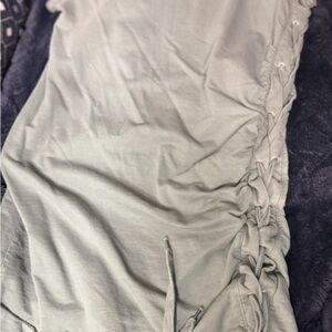 Olive Green Ruched Pants